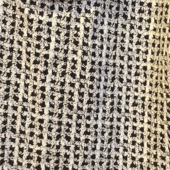 Loft black and white checkered tweed mini dress, xsp. - Picture 4 of 6